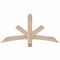 Ekena Millwork Alberta Smooth Timber Gable Bracket, Douglas Fir, 48"W x 24"H x 3 1/2"D x 3 1/2"F, 12/12 Pitch GBW048X24X0404ALB00SDF - alternate 1